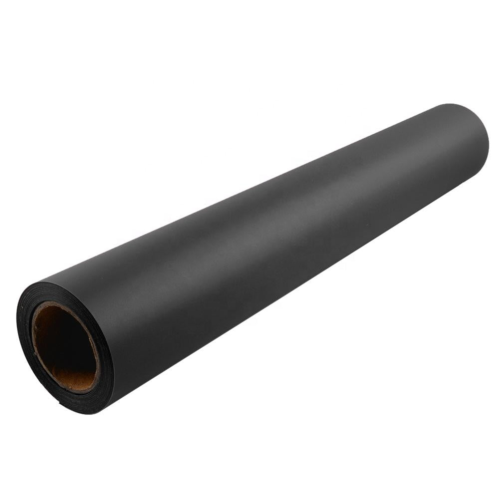 Black Premium Iron-on HTV Heat transfer vinyl roll - 12 inch by 5 feet - matte finish
