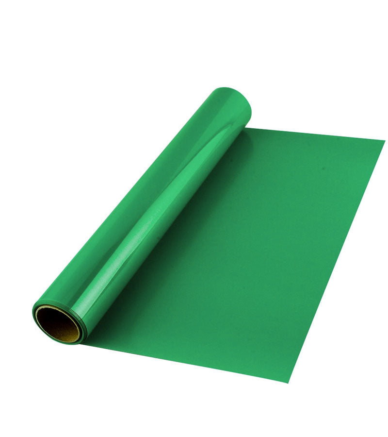 Green Premium Iron on HTV Heat transfer vinyl roll - 12 inch by 5 feet - matte finish