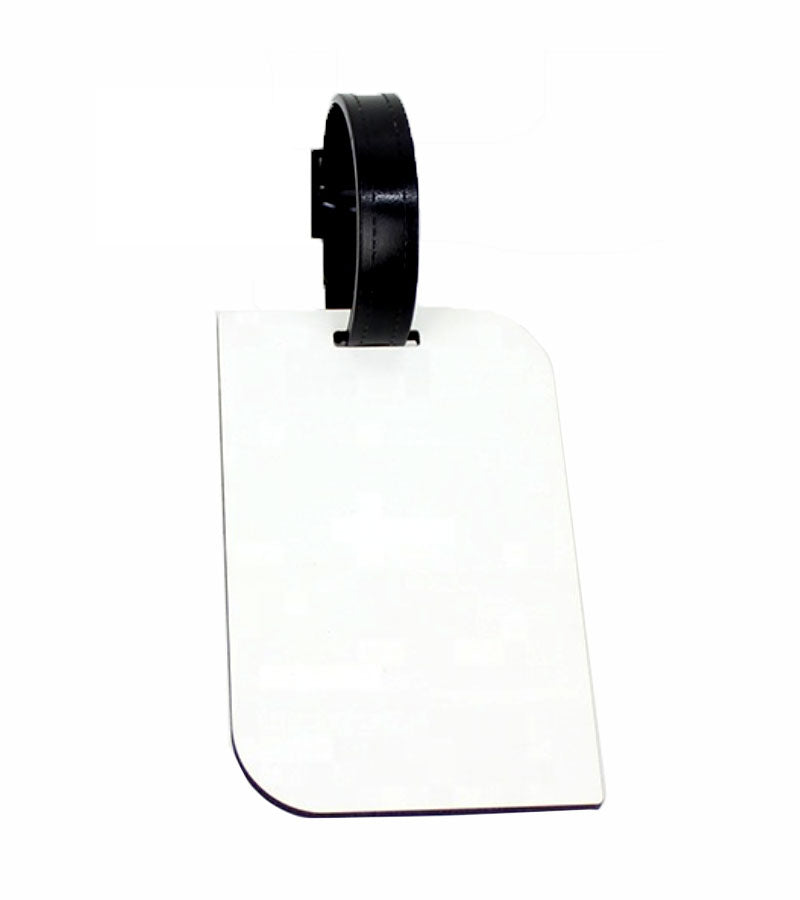 1 Lot (10 Pieces) - Sublimation MDF Luggage Tag with belt