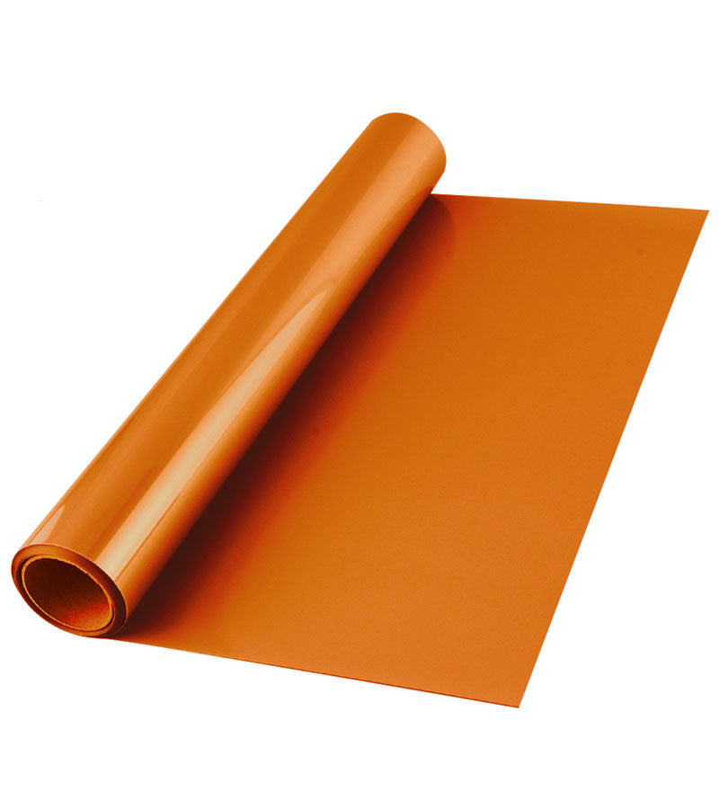 Orange Premium Iron-on HTV Heat transfer vinyl roll - 12 inch by 5 feet - matte finish