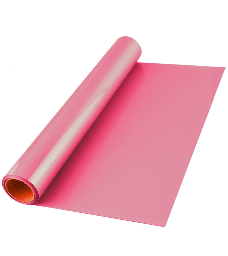 Pink Premium Iron-on HTV Heat transfer vinyl roll - 12 inch by 5 feet