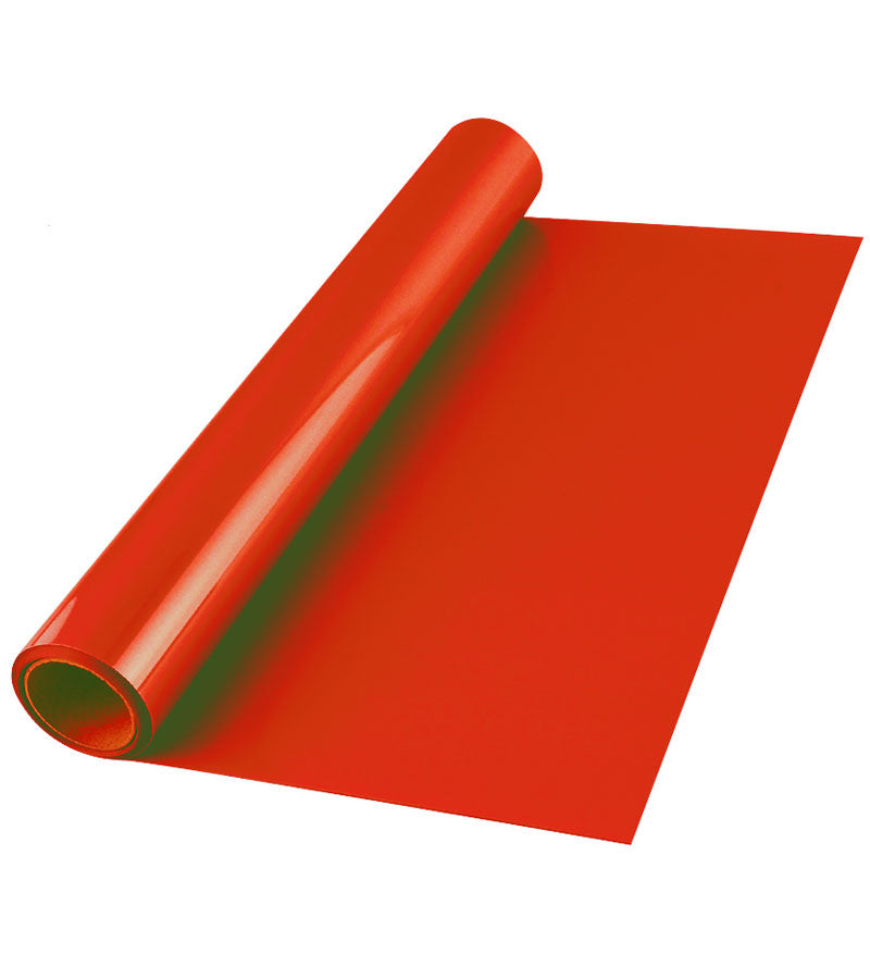 Red Premium Iron-on HTV Heat transfer vinyl roll - 12 inch by 5 feet - matte finish